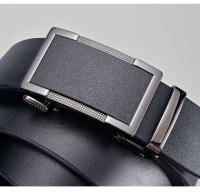 Cinturón de Cuero de Vaca de Negocios para Hombres BUNO Hebilla Automática de Metal, Ajuste Perfecto para Jeans Alta Calidad Auténtica - details 15