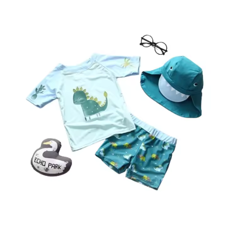 Versión Coreana Del Traje De Baño para Niños, Traje De Baño para Bebé, Protector Solar dividido, Conjunto De Surf - 1