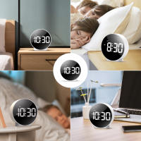 Reloj de Mesa LED ORIA Reloj de Alarma con Snooze Luz Nocturna Decoración de Hogar Regalos - details 6