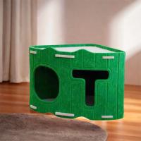 Cama para gatos resistente al desgaste, plegable, ahorradora de espacio, semi-cerrada, transpirable y desmontable de fieltro. - details 1