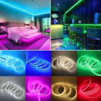 Tira de luces LED COB regulable, cinta LED Flexible USB de 5V con interruptor de encendido y apagado, iluminación lineal de alta densidad de 320LED con cinta adhesiva - details 9