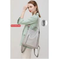 Mochila De piel auténtica para mujer, bolso de hombro de piel de vaca con retales, antirrobo, para viaje, universidad, 2023 - details 11