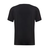 Camiseta deportiva informal de manga corta de verano para hombre, con costuras tricolores y cuello en V con muescas, estilo Henry - details 7