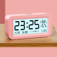 Despertador Digital LED con retroiluminación, despertador electrónico multifunción de escritorio, calendario de tiempo de datos, reloj de mesa - details 7