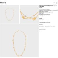 СЕLΙΝΕ Pulsera doble Triomphe Pearl con acabado de 18k y perlas de resina Oro / Marfil - details 0