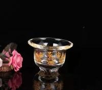 Suministros budistas, taza de cristal, cuenco de agua bendita, pies altos, cuencos auspiciosos, copa, santuario y adoración, estatua de Buda de 8cm - details 0