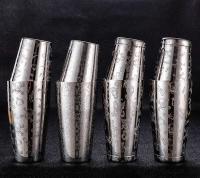 Juego de latas Boston con coctelera de cola de barra con patrón grabado - 800 ml y 500 ml - details 8