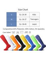 Calcetines de Fútbol a Rayas Blancas y Negras Altura del Tobillo Ideal para Hombres, Niños, Mujeres - details 2