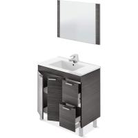 Módulo de Espejo y Cajones Brillo Blanco Tamaño 80x80x45cm Muebles de Baño - details 9