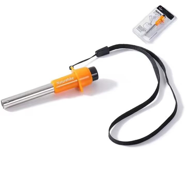 Encendedor eléctrico portátil para exteriores, lanzallamas para estufa, encendedor de cocina ultraligero para Picnic, accesorios de acampada Bushcraft - 1