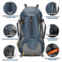 Mochila de Deportes al Aire Libre Impermeable de 50L Ideal para Senderismo, Montañismo, Expediciones de Camping y Viajes - details 2