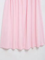 TRAFZA-vestido largo hasta el tobillo para mujer, vestido liso plisado con tirantes decorativos, elegante, ajustado, sin mangas, hasta el tobillo, 2025 - details 6