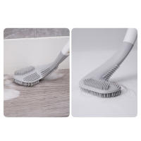 Cepillo de inodoro de Golf creativo con mango largo, cepillo de inodoro de silicona, Herramientas de limpieza duraderas para Baño - details 7