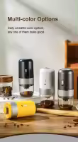 Molinillo de Café Eléctrico USB Inalámbrico Profesional Cartucho de Cerámica para Moler Café en Grano Molino Máquina de Café Portátil Accesorios - details 11