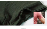 Novedad de verano, camiseta de manga corta de color sólido para hombre, ajustada, de algodón de bambú, talla europea, estilo coreano, camiseta informal de moda para hombre - details 29