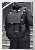 Mochila para hombre, bolso impermeable para ordenador portátil para hombre, mochila de diseñador de tendencia para hombre, bolso de viaje de gran capacidad para jóvenes a la moda, mochila sencilla - details 2