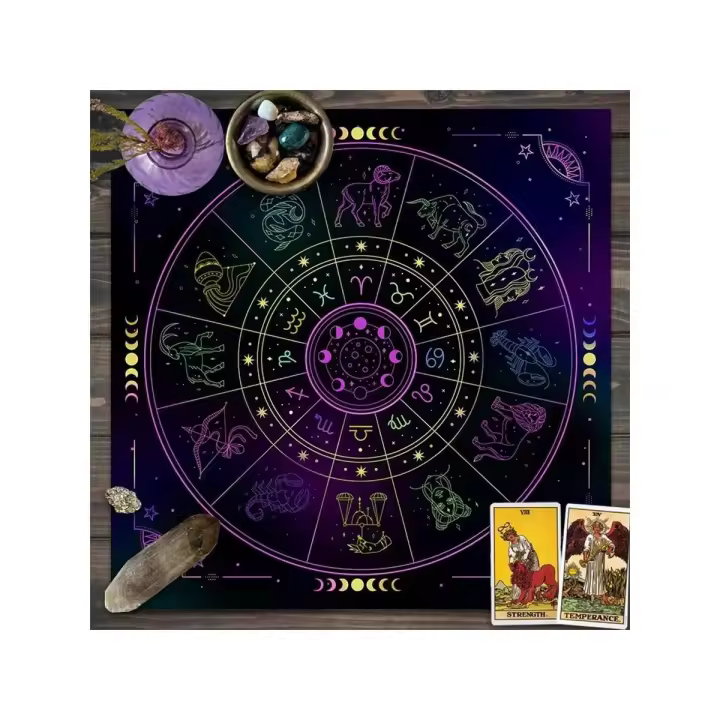 Mantel de lectura para juego de mesa, paño de decoración de Astrolog de La Fortuna, Alter, 1 unidad - 1