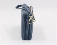 Cartera de Mujer de Cuero con Pulido Dull de Gran Capacidad Billetera de Doble Cierre Clutch Wristlet Cartera de Teléfono Monedero Porta Tarjetas Multiporo - details 18