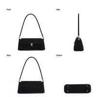 Premium sense 2024 franela bandolera de un solo hombro axila bolso Baguette de moda para mujer mochila de lujo de alta gama - details 1