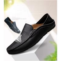 Zapatos Informales de Verano para Hombre Mocasines de Cuero con Transpirabilidad sin Cordones - details 4
