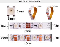 GAHADA Tira de LED RGB 30/60/144 píxeles/m Iluminación y Decoración Inteligente - details 10