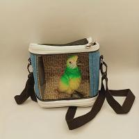 Bolsa de transporte portátil para pájaros, Mochila pequeña y ligera con correa ajustable, Ideal para viajes, entrenamiento y salidas - details 8