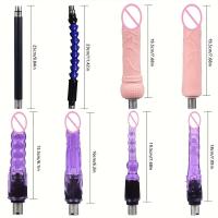 Leten, recién llegado, pistola automática silenciosa Love con 8 accesorios para consoladores, productos sexuales de mayor potencia para adultos - details 6