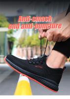 Zapatos De Seguridad Con Punta De Acero Antideslizantes Para Hombres Y Mujeres Zapatillas De Trabajo Transpirables Indestructibles Para Adultos - details 2