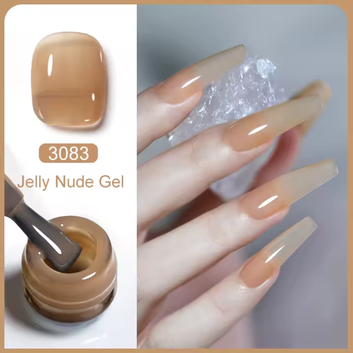 Parkson-esmalte de uñas de Gel UV, Base de goma de Color lechoso, barniz semipermanente translúcido, 12ml - 1