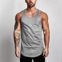 Camiseta sin mangas transpirable para hombre, chaleco informal de verano, hombros anchos, Fitness - details 8