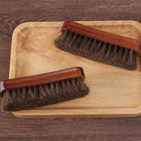 Cepillo de pelo de caballo con cerdas para lavandería doméstica, limpieza de zapatos pequeños, pulido de madera para - details 0