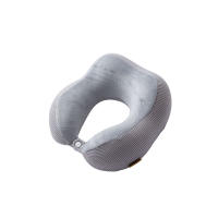 Almohada de viaje – Almohada de cuello para viajes, almohada de apoyo portátil de espuma viscoelástica, cómoda y ligera, paquete rápido para camping, cojín de descanso para dormir - details 0