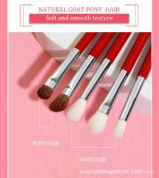 Pinceles de maquillaje de alta calidad al por mayor 30 piezas, juego de maquillaje rojo grande, pelo de animal, pelo de cabra, cepillo - details 3