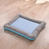 Alfombra De Enfriamiento Para Perros Y Gatos Material De Seda Hielo Suave Para Verano Cama De Playa Para Mascotas - details 6