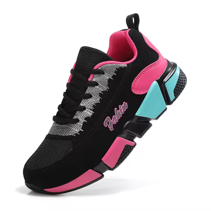 Zapatos deportivos de marca para mujer, zapatos para correr de malla transpirable de verano, zapatillas informales ligeras para caminar, zapatos de tenis antideslizantes para exteriores - 1
