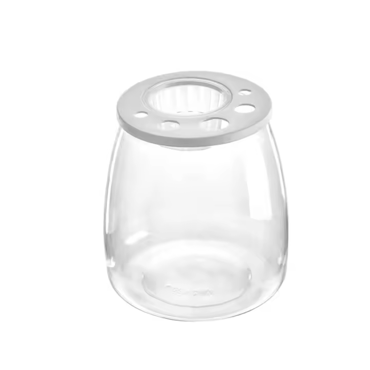 Recinto para tortugas, pecera transparente pequeña, terrario de tortuga de plástico inastillable con tapa, tanque de peces dorados, decoración del hogar - 1