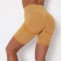 Pantalones cortos deportivos mejorados de yoga sin costuras para mujer, cintura alta, entrenamiento, ciclismo - details 8