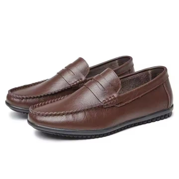 2024 zapatos de hombre informales transpirables formales con diseño de piel de cocodrilo hechos a mano de alta calidad - 1