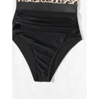 Bañador negro de una pieza para mujer, traje de baño de realce con Control de barriga, Tankini de una pieza - details 39