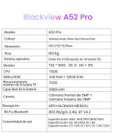Teléfono móvil Blackview A52 Pro (4GB/6GB+128GB) con pantalla de 6,52" HD+/90Hz procesador de octa corazón 5180mAh cámara de 13MP+5MP Android 13 - details 13
