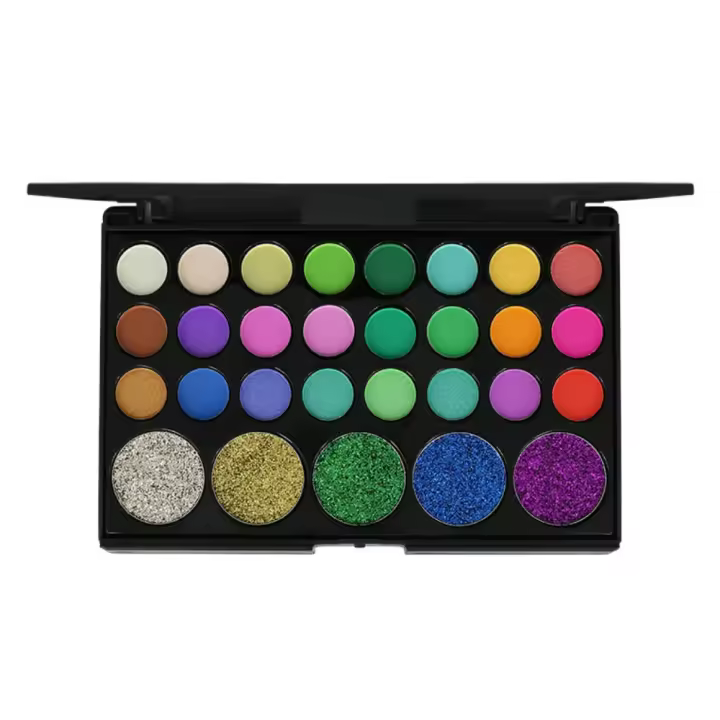 29 Colores Paleta de Sombras de Ojos, Paleta Maquillaje Colores Altamente Pigmentados, Nude Sombras de Ojos Mate Brillo, Neutro y Humo, Maquillaje Profesional - 1