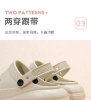 Pantuflas de verano para mujer 2025, nuevas, suaves, lindas, de dibujos animados, con suela gruesa antideslizante, para parejas, para pisar la mierda. - details 5