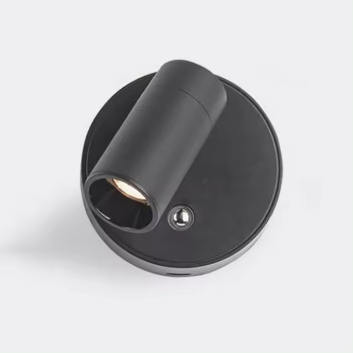Luz LED inalámbrica con Base magnética, lámpara de mesita de noche regulable con Interruptor táctil, recargable por USB, color blanco y negro - 1