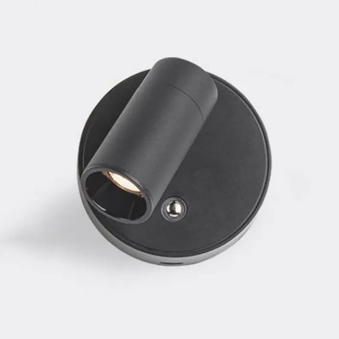 Luz LED inalámbrica con Base magnética, lámpara de mesita de noche regulable con Interruptor táctil, recargable por USB, color blanco y negro - 1
