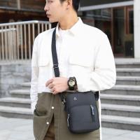 Bolso de hombro para hombre de poliéster DL-30 |   Ligero, blanqueado, impermeable |   Diseño compacto con compartimentos Conector para auriculares | - details 3