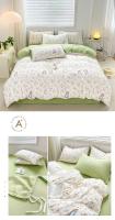 Funda de Edredón con Estilo Floral para Cama Individual 150 Cubiertas de Algodón para Cama de Reina Decoración de Hogar - details 17