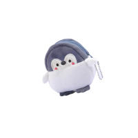 Bolso pequeño de peluche con diseño de pingüino para mujer - details 0