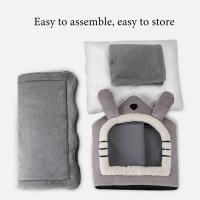 Cama plegable para perros y gatos, casa extraíble y lavable para mascotas, nido de interior - details 6