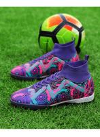 Botas de fútbol FG/TF para hombre, zapatos de fútbol para niños, tacos de entrenamiento antideslizantes para hierba, zapatillas de fútbol, calzado deportivo Unisex - details 34