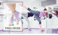 Calcetines de Yoga antideslizantes para mujer, medias de cinco dedos, sin espalda, algodón, silicona, 5 dedos, Ballet, gimnasio, Invierno - details 0